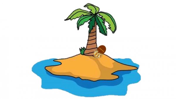 Остров мультяшная