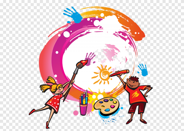 Детское творчество вектор