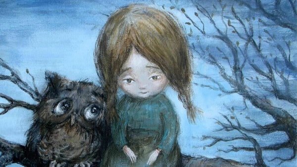 Нино Чакветадзе девочка с деревом