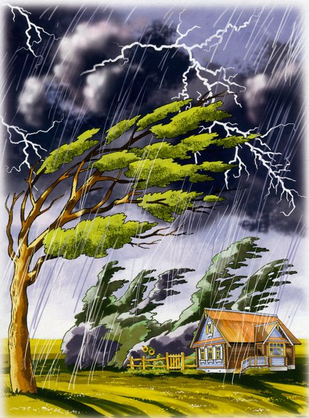 Пейзаж ветер