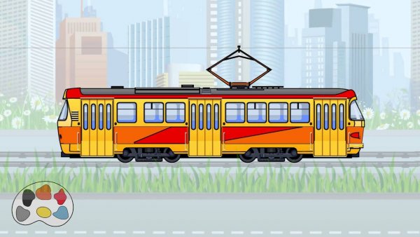 Трамвай для детей