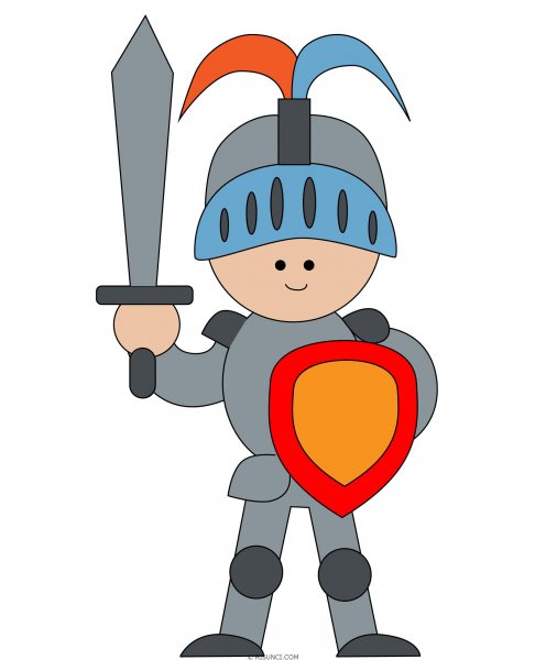 Нарисовать рыцаря