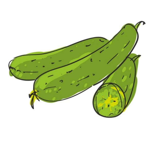 Огурец вектор
