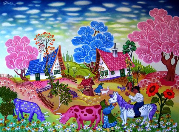 Сказочные картины Ласло Кодай