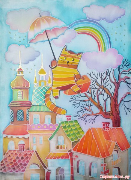 Батик с дошкольниками