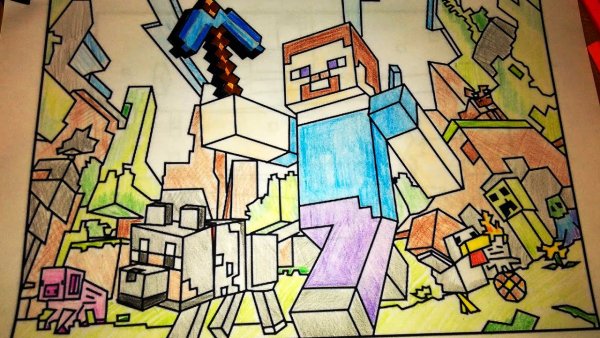 Рисунки майнкрафт