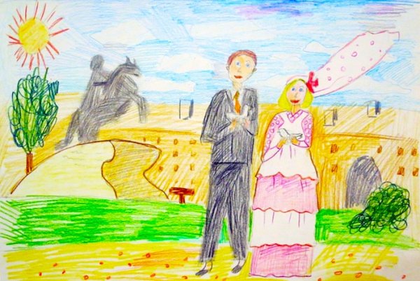 Детские рисунки на свад
