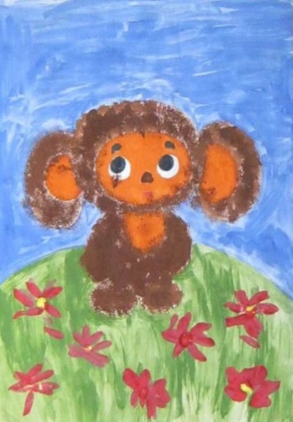 Рисование Чебурашка