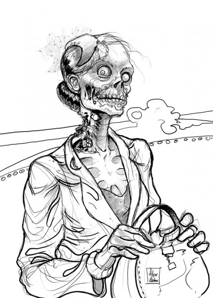 Раскраски ужастики