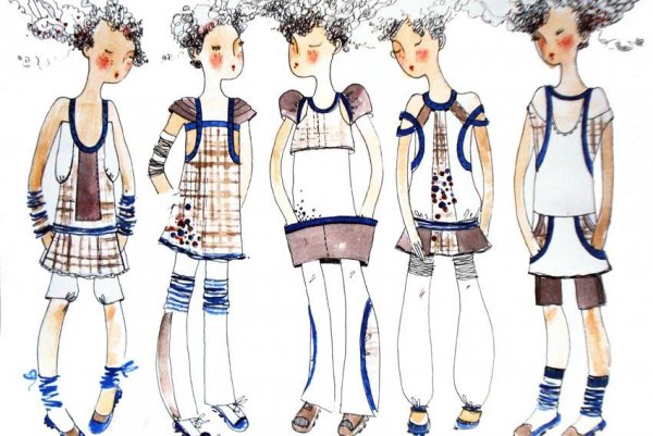 Эскизы детской одежды дизайнеров