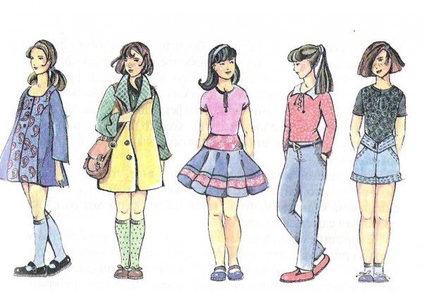 Рисунки одежды