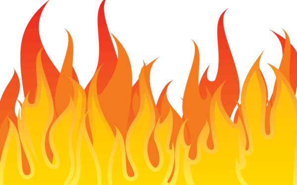 Огонь мультяшный