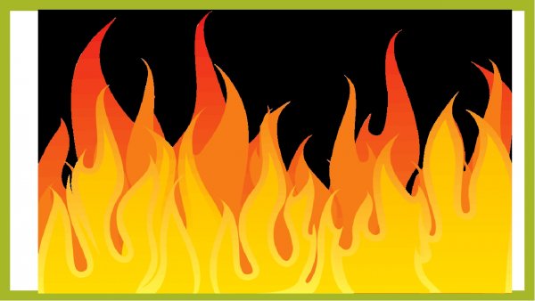 Огонь в сторону