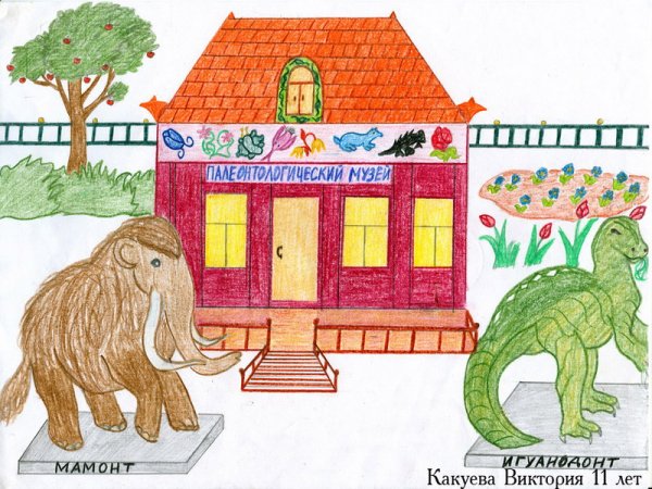 Детские рисунки музея