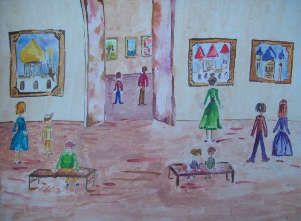 Нарисовать музей