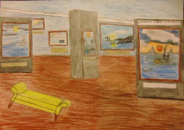 Рисунки на тему музей глазами детей