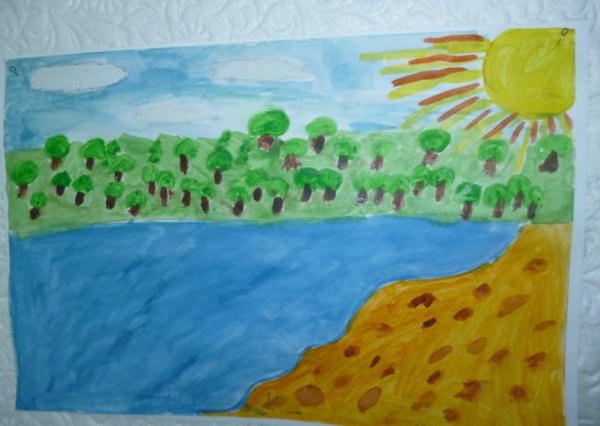 Рисунок на тему природа Кузбасса