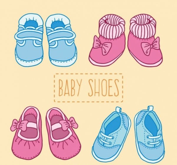 Детская обувь рисунок