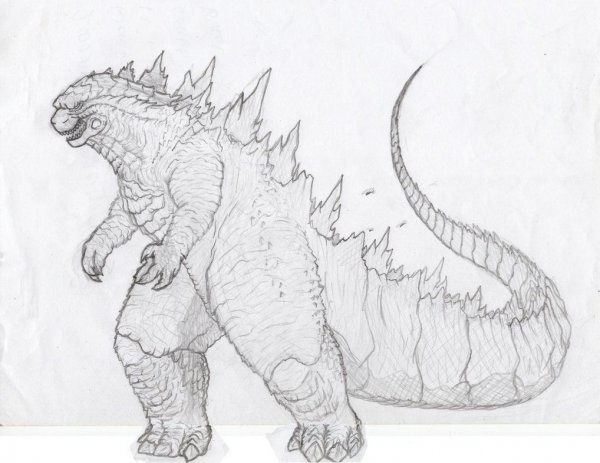 Раскраска Годзилла 2 Король монстров