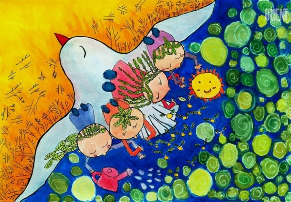 Дружат дети на планете рисунок