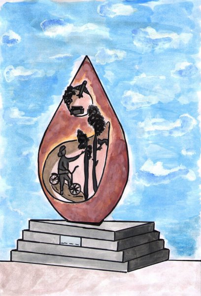 Когалым рисунок