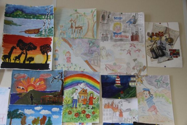 Детский рисунок ко Дню нефтяника