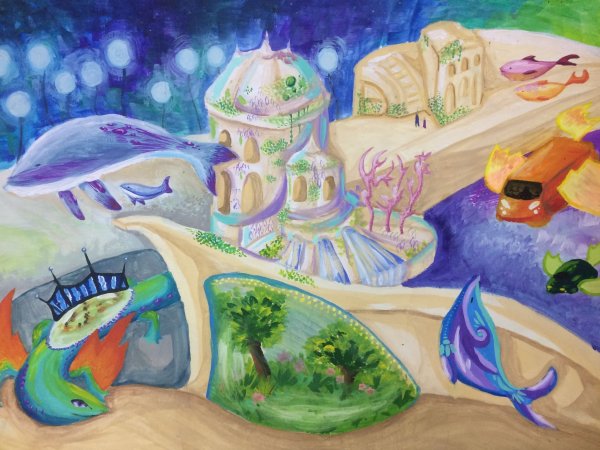 Нарисовать волшебную страну