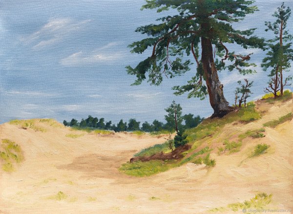 Картина берег моря Шишкин