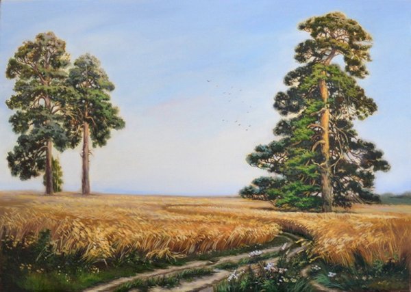 Иван Шишкин рожь картина