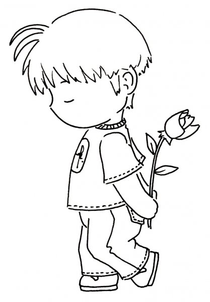 Мальчик мультяшный