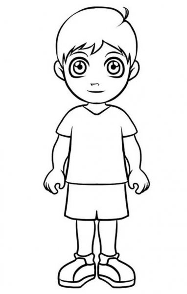 Нарисовать мальчика