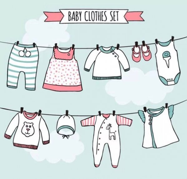 Рисуем детскую одежду
