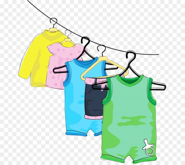 Детская одежда на белом фоне