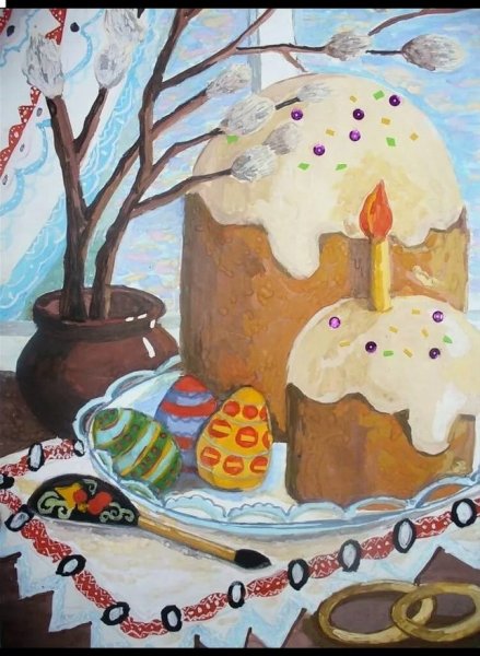 Рисунок на Пасху