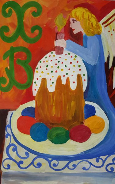 Рисунок на Пасху