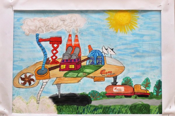 Завод будущего детские рисунки