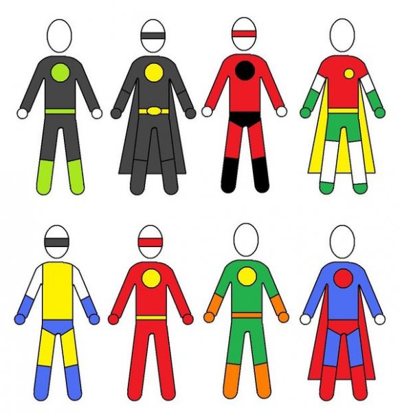 Рисуем супергероев с детьми