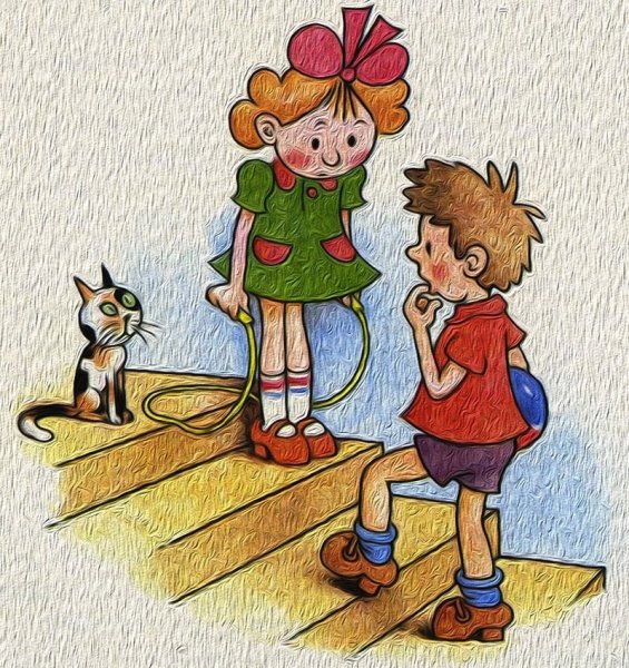 Иллюстрация к рассказу ступеньки Носова