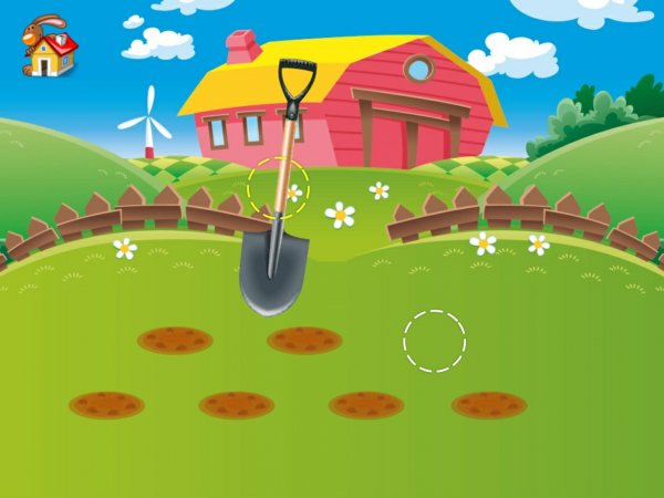 Огород мультяшный