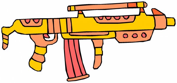 Детский рисунок оружие