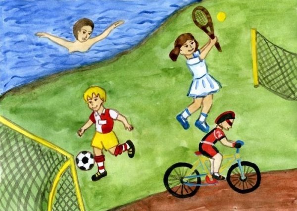 Спорт рисунок