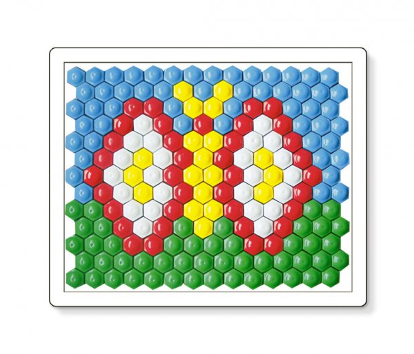 Стеллар мозаика d13мм 300шт. Шестигранная 01021