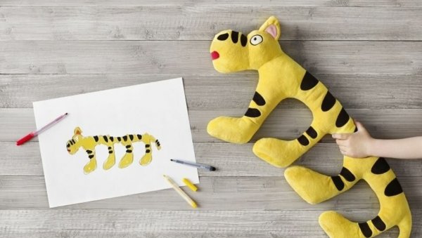 Игрушки сшитые по рисункам детей