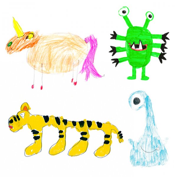 Игрушки в Икеи по детским рисункам