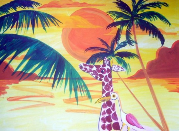 Рисование для детей Африка