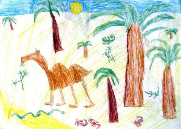 Детские рисунки Африки