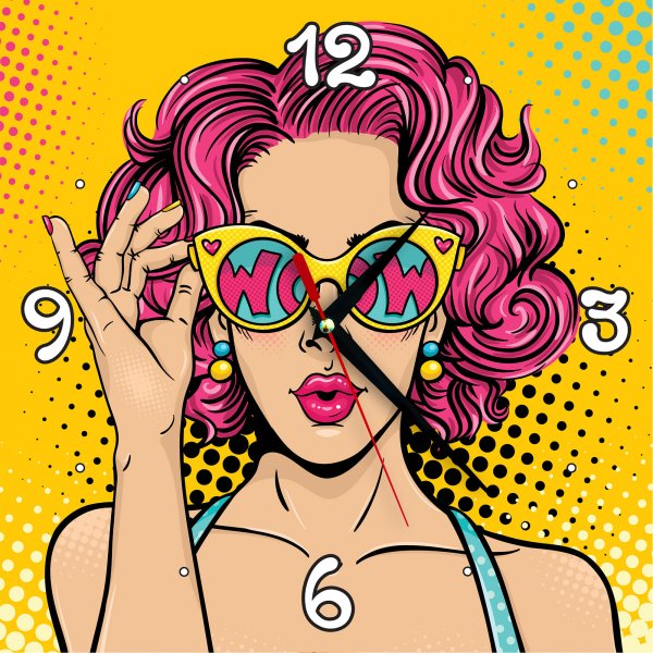 Девушки в стиле поп-арт
