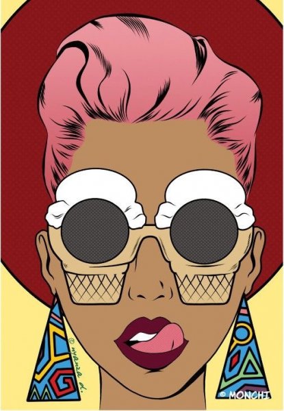 Иллюстрации в стиле поп-арт