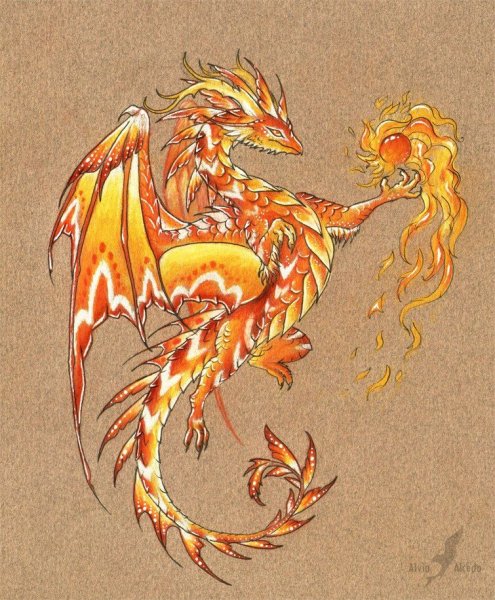 Alvia Alcedo драконы