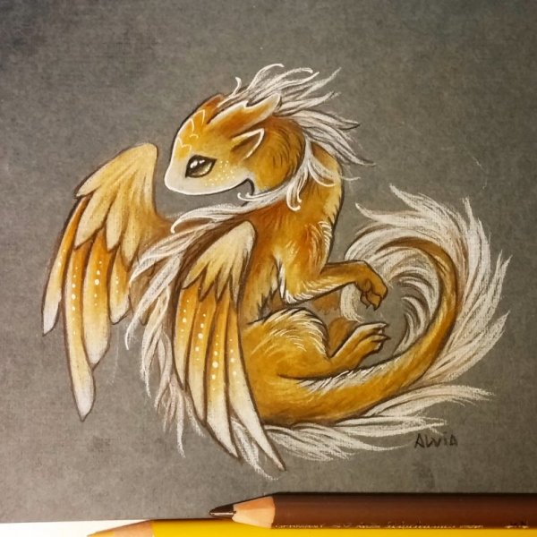 Маленькие драконы арты